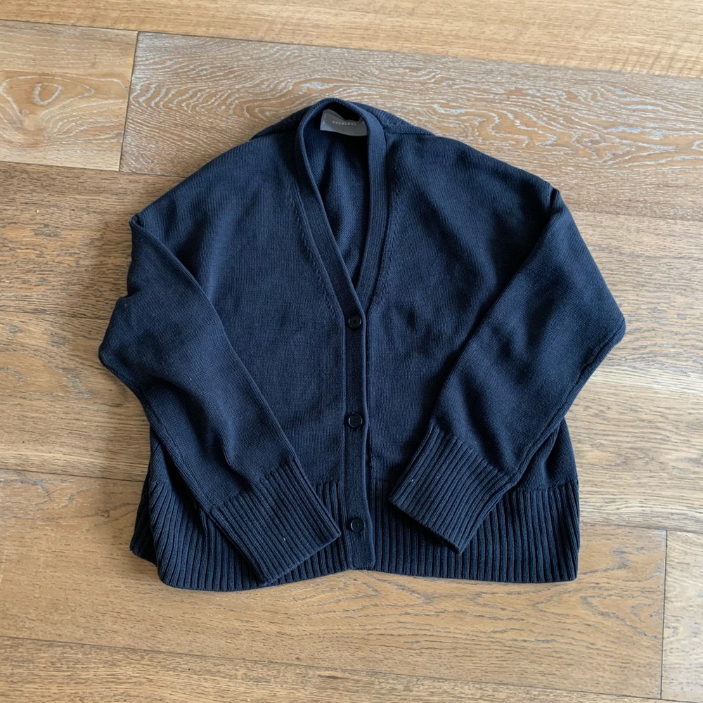 Everlane Navy Cardigan - XS